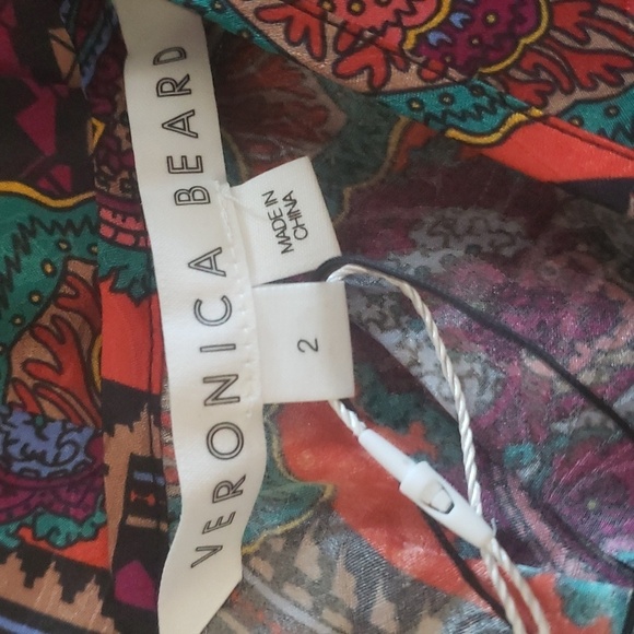 1518- Veronica Beard Women's Blouse Size 2 NWT - Picture 5 of 10